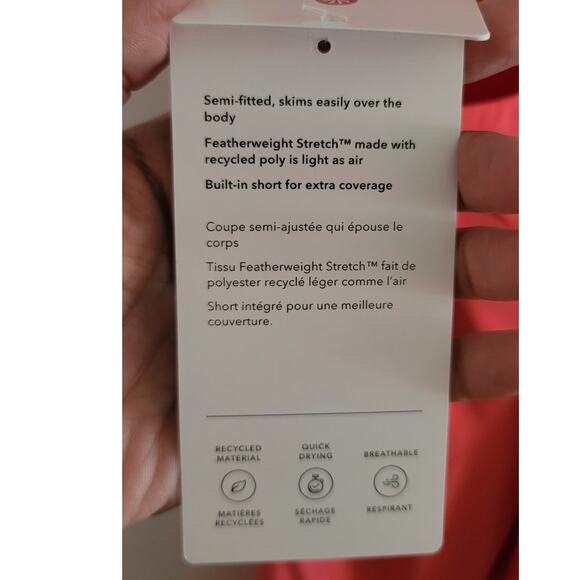 Athleta Infinity Dress with Built in Shorts Coral Petal Plus 3X NEW - Picture 9 of 11